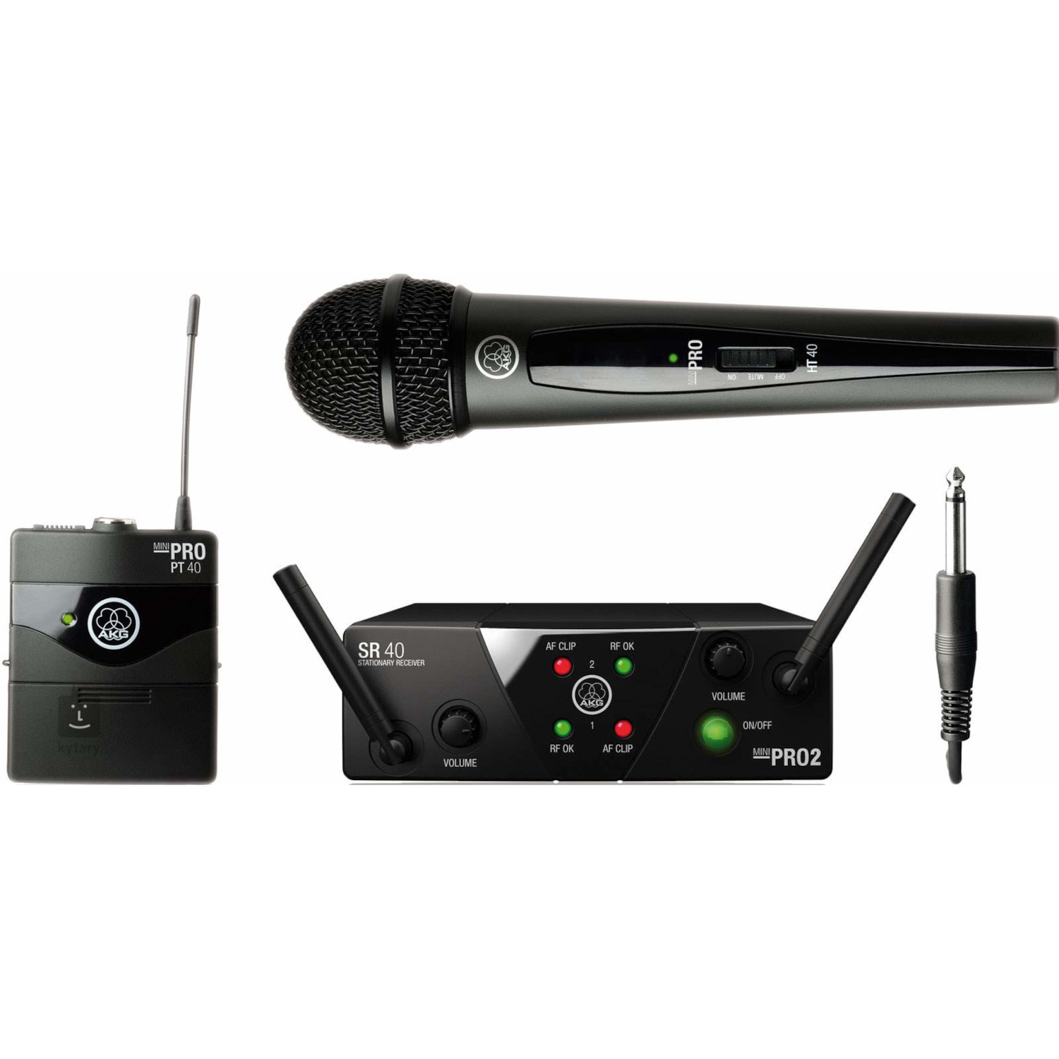 SET INALAMBRICO DUAL VOCAL/INSTRUMENTO AKG WMS40MINI2 - 2