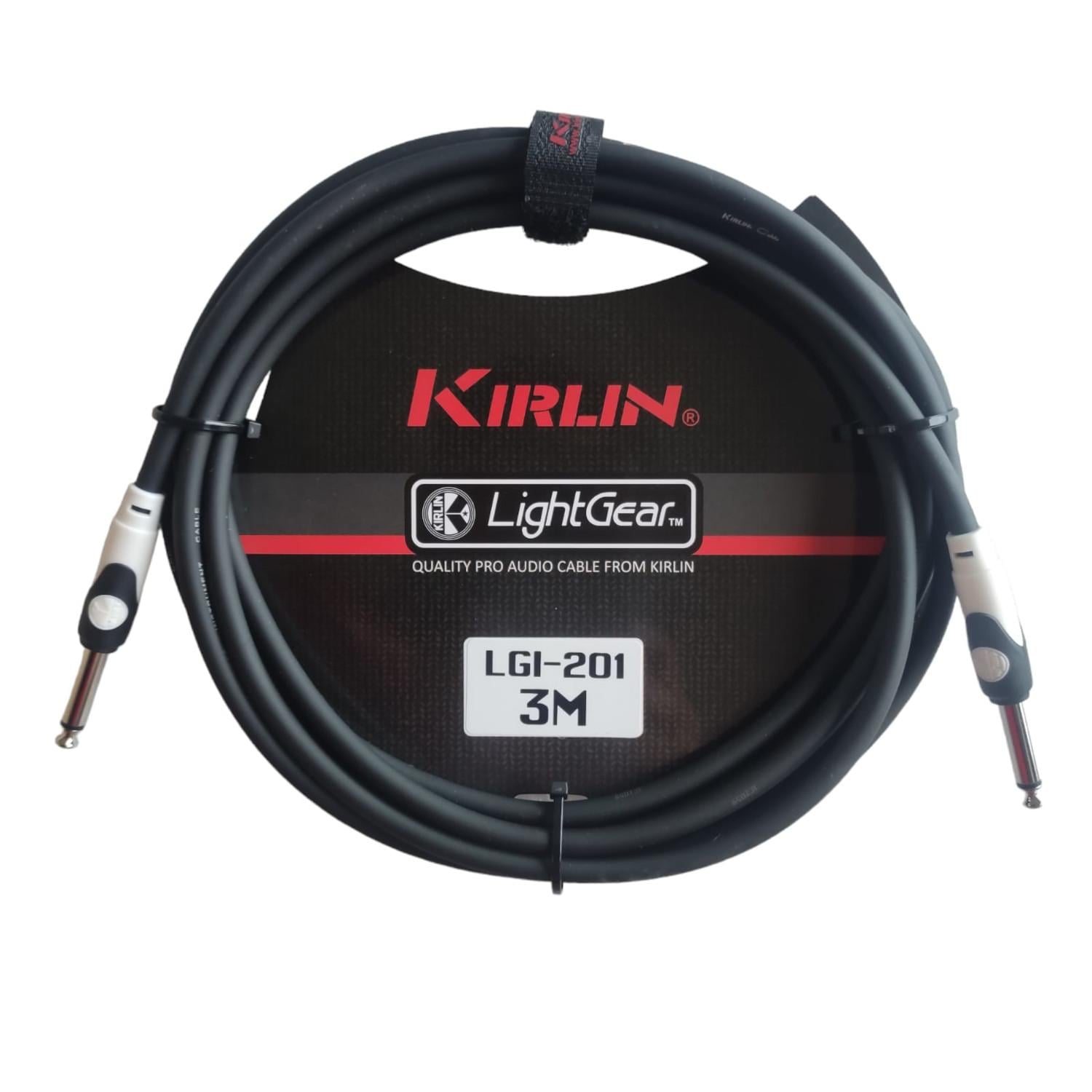 CABLE KIRLIN AUDIO PLUG-PLUG 3 METROS LGI-201/BK 3M - 1