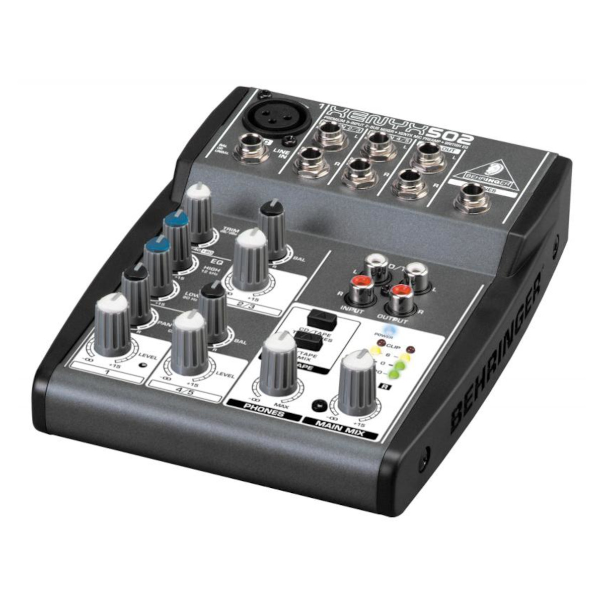 MIXER ANALOGO BEHRINGER DE 3 CANALES XENYX 502USB - 2