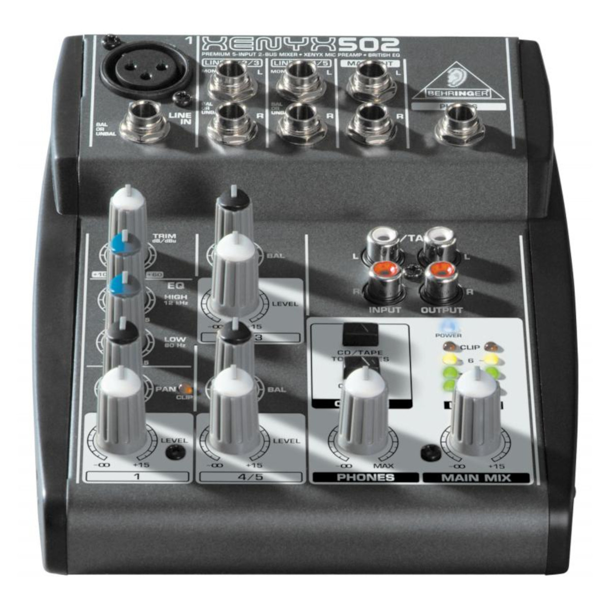 MIXER ANALOGO BEHRINGER DE 3 CANALES XENYX 502USB - 3