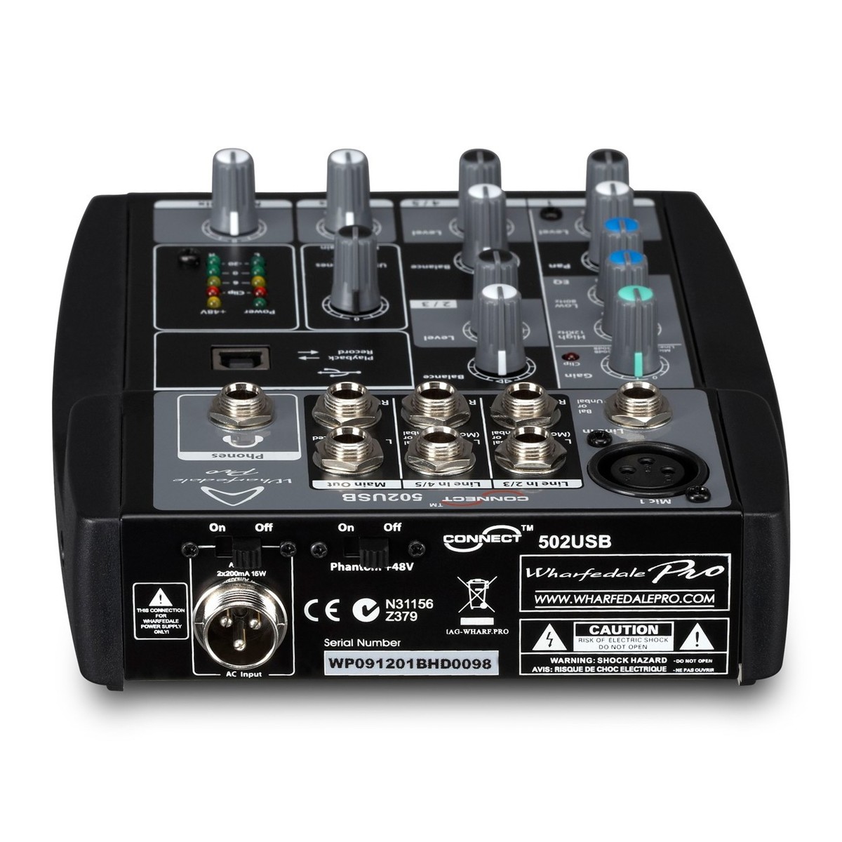 MIXER ANALOGO WHARFEDALE CONNECT 502USB - 4