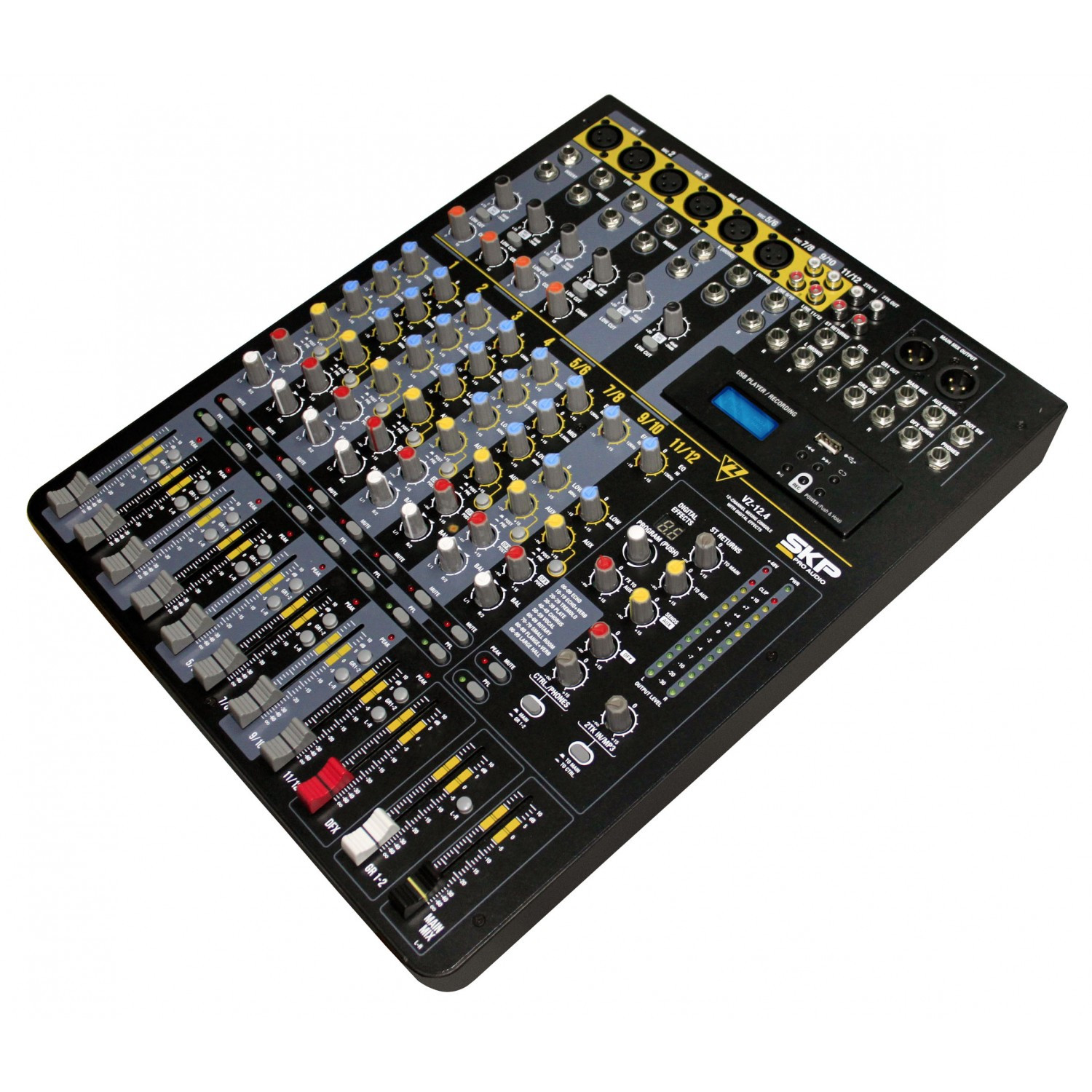 MIXER ANALOGO SKP DE 12 CANALES VZ-12.4 - 2