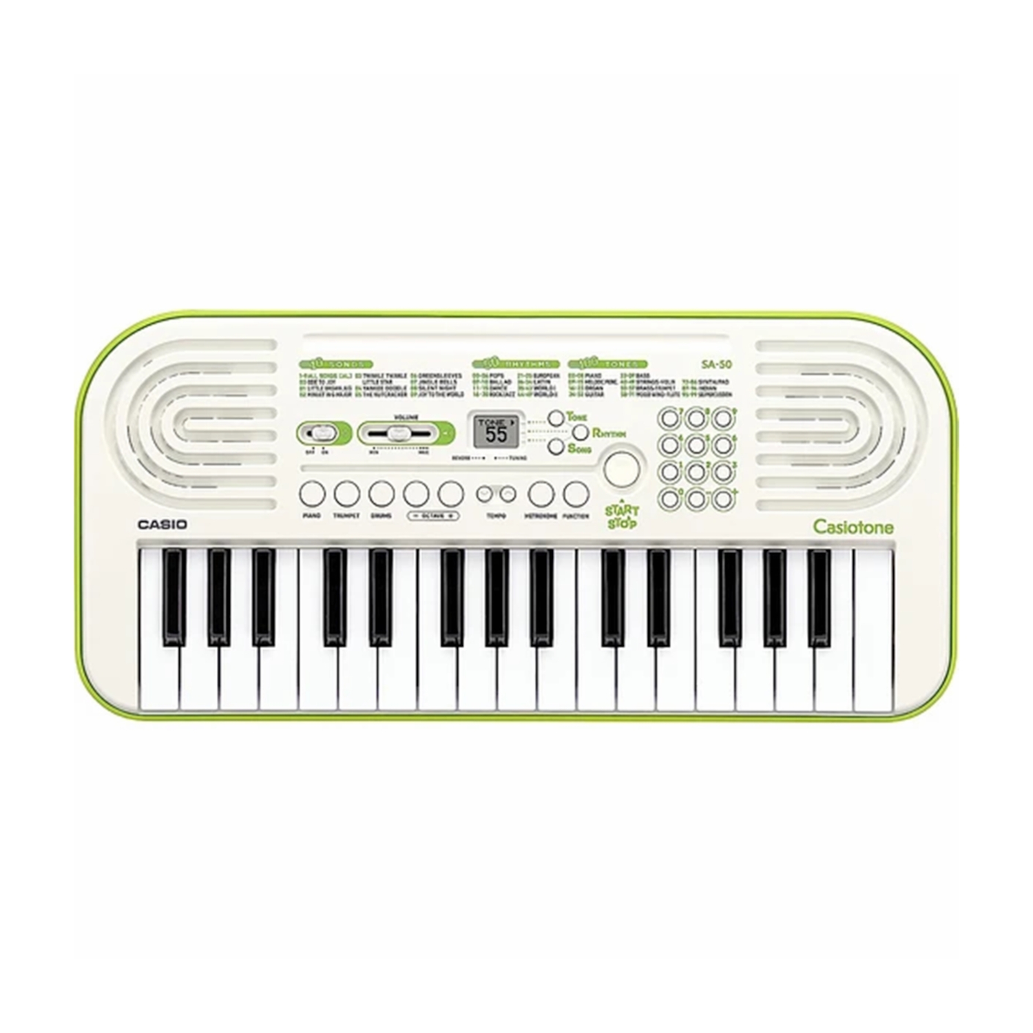 TECLADO CASIO INFANTIL SA-50 CON FUENTE PODER - 1
