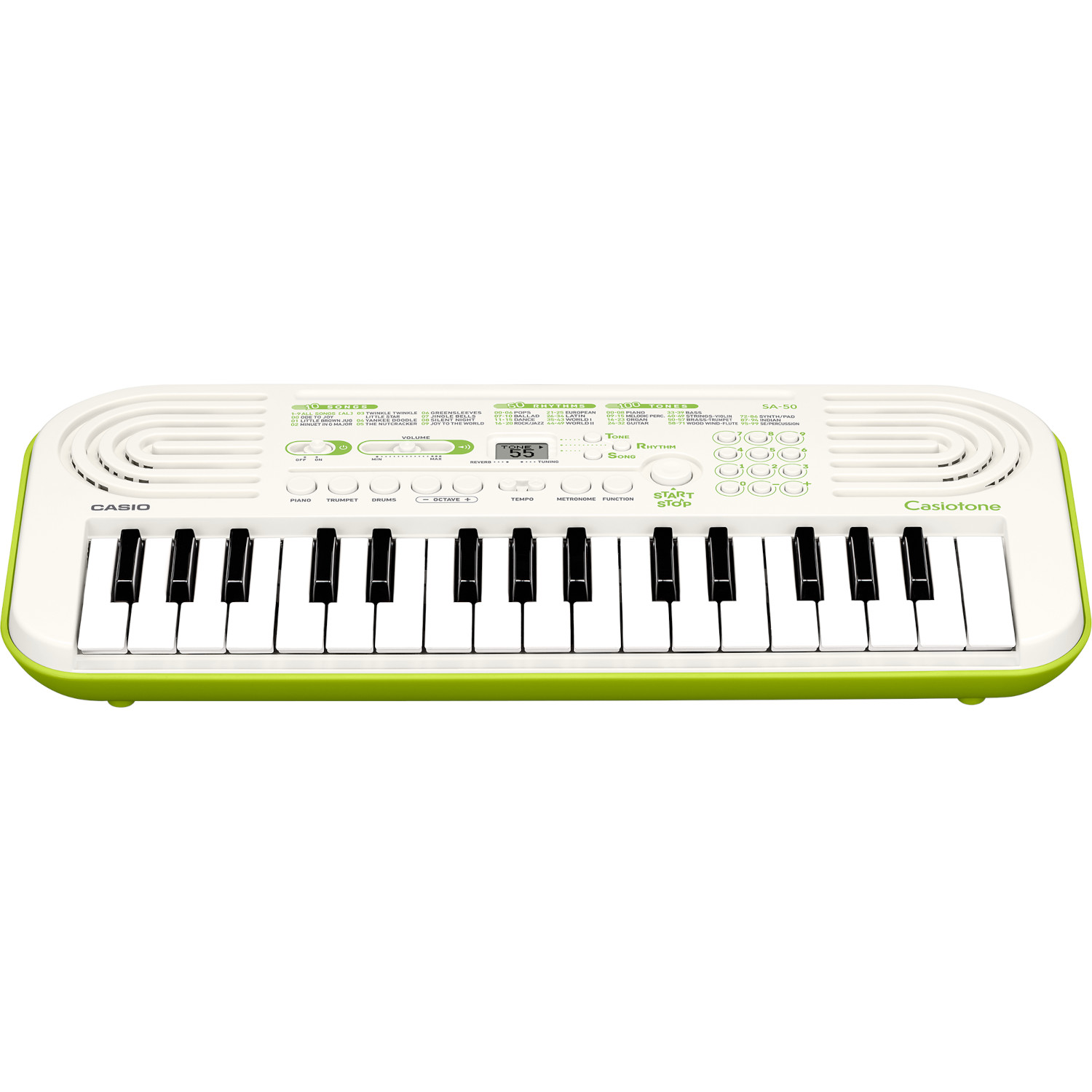 TECLADO CASIO INFANTIL SA-50 CON FUENTE PODER - 2