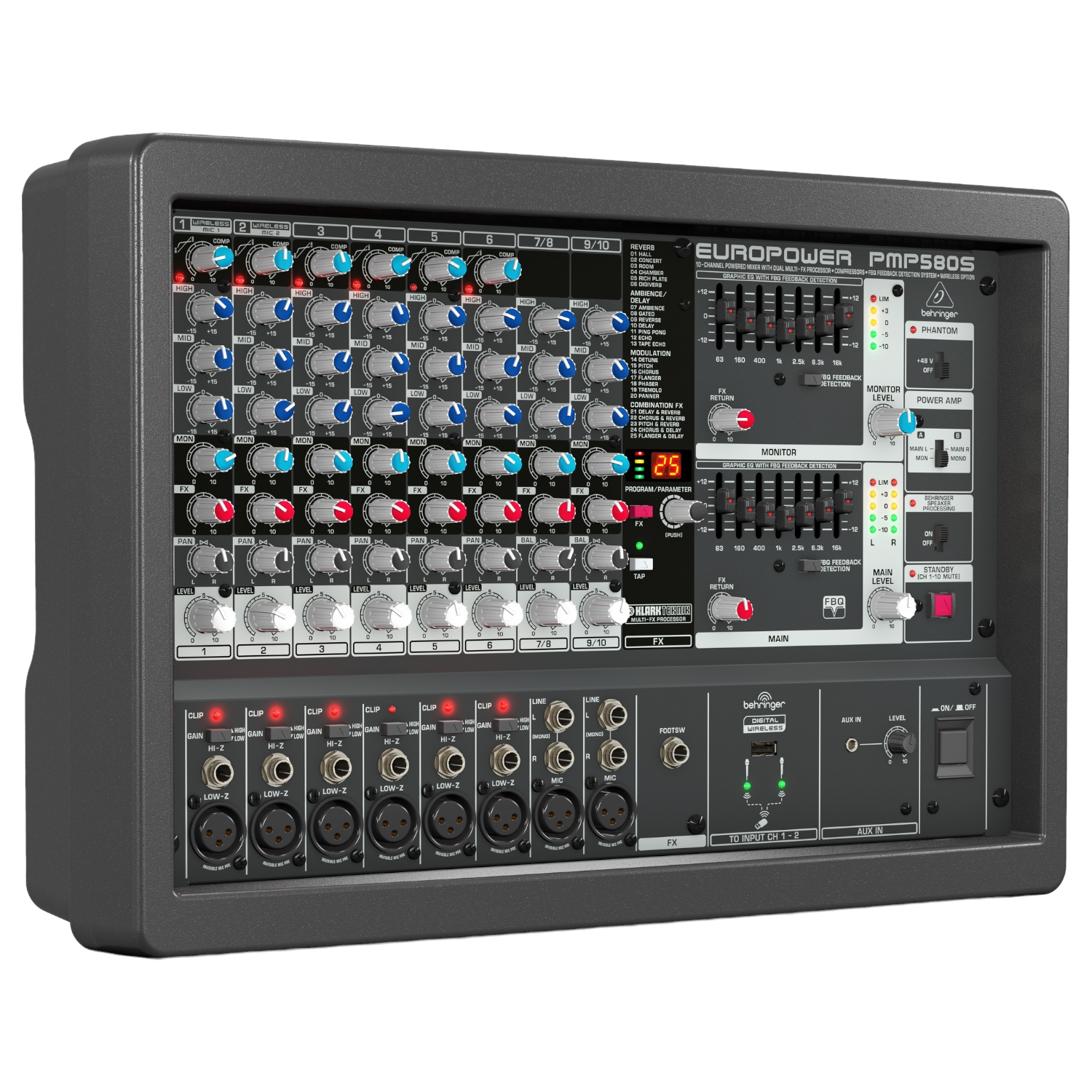 CABEZAL BEHRINGER AMPLIFICADO EUROPOWER PMP580S - 2