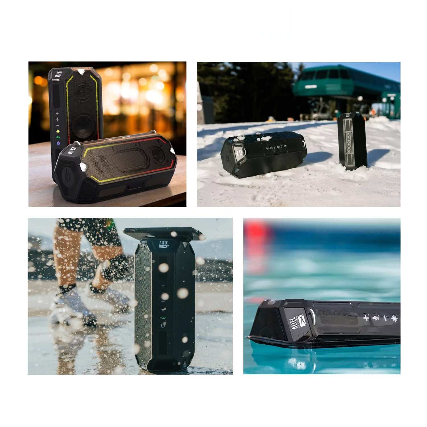 PARLANTE BLUETOOTH ALTEC LANSING PORTATIL HYDRA-SHOCK BLK - 4