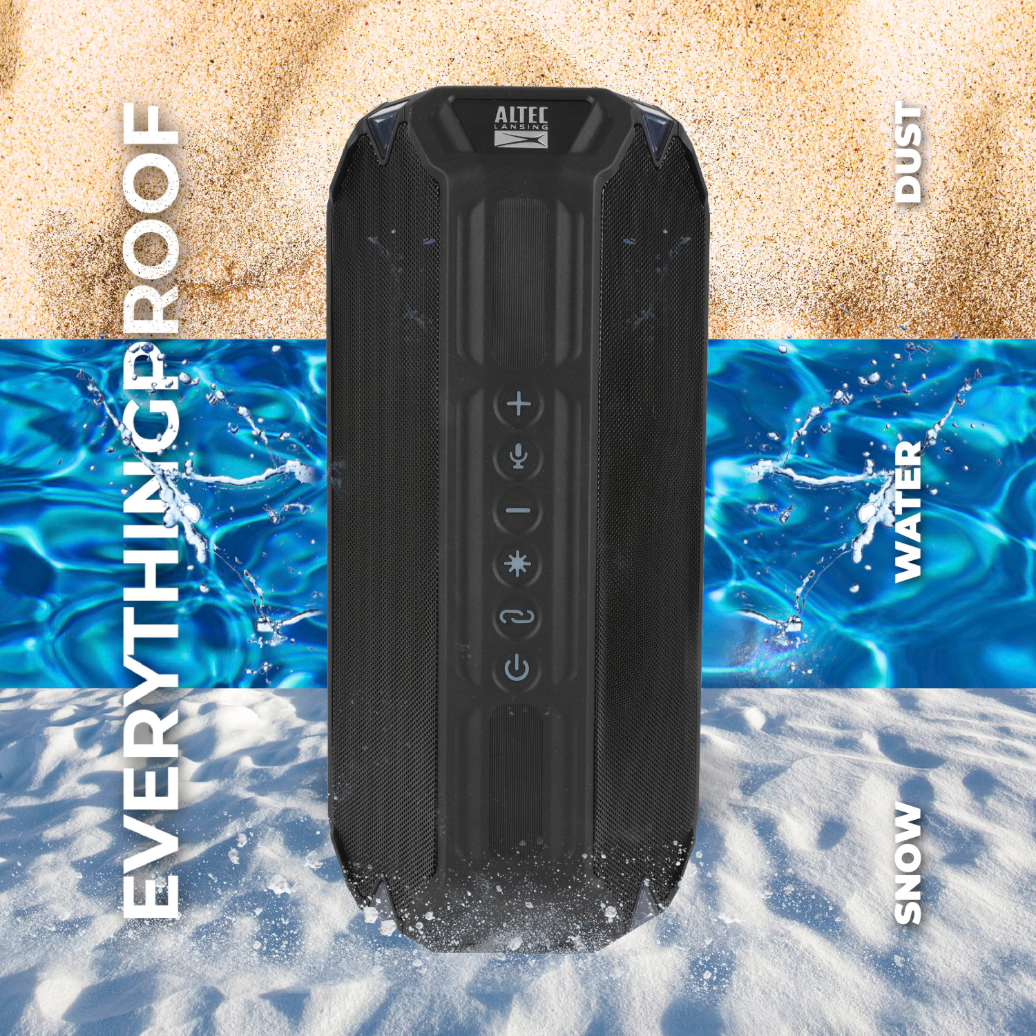 PARLANTE BLUETOOTH ALTEC LANSING PORTATIL HYDRA-BOOM BLK - 4