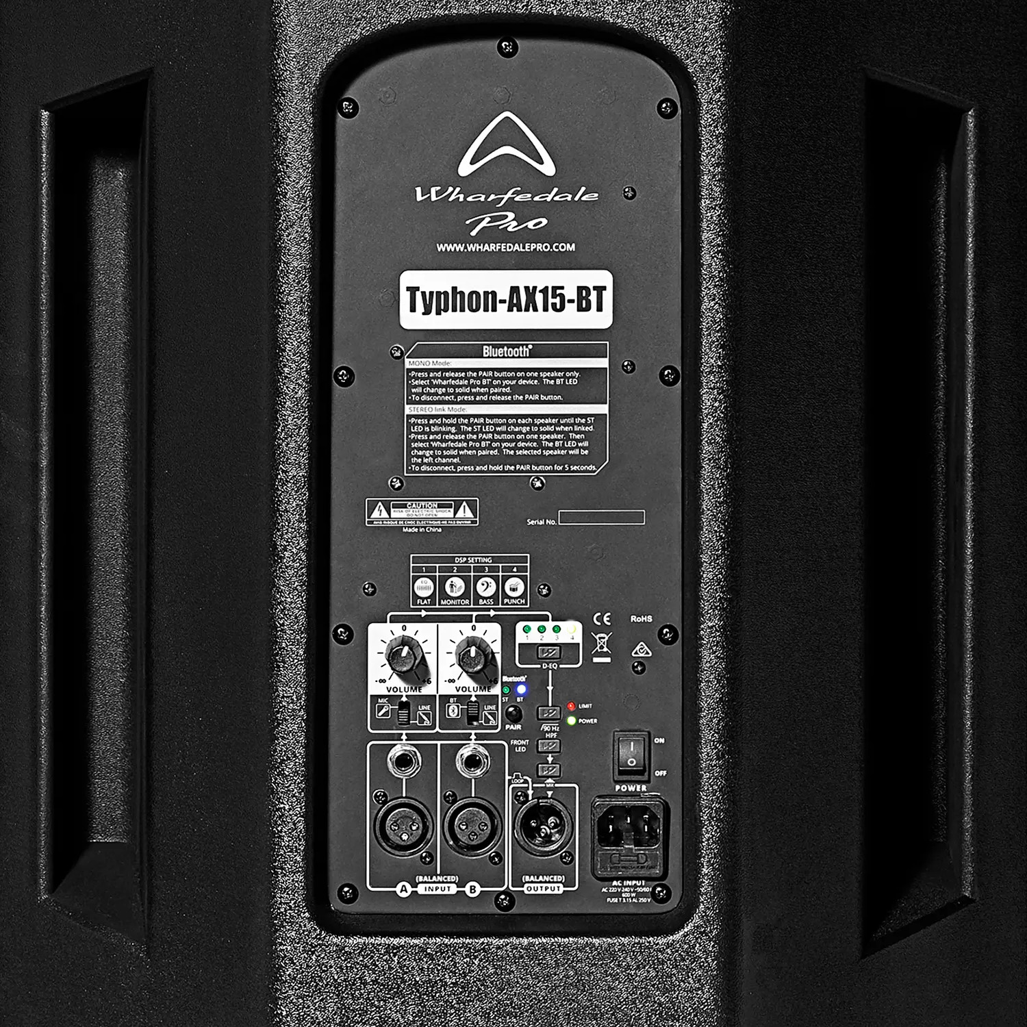 CAJA ACTIVA WHARFEDALE TYPHON AX15-BT - 4
