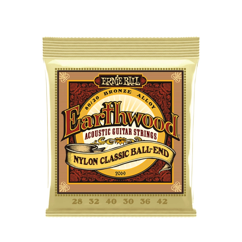 CUERDAS GUITARRA CLASICA ERNIE BALL EARTHWOOD P02069 - 1