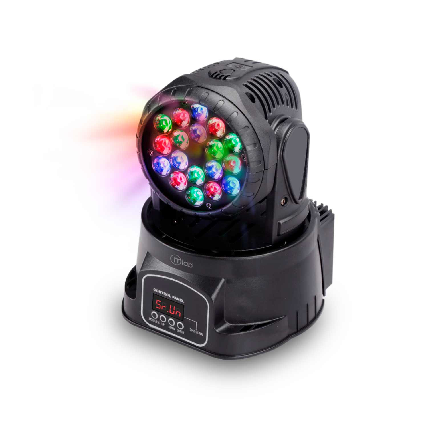 EFECTO LED MOVIL MLAB 08360 WASH MOVING CON CABEZA GIRATORIO WASH MOVING - 1