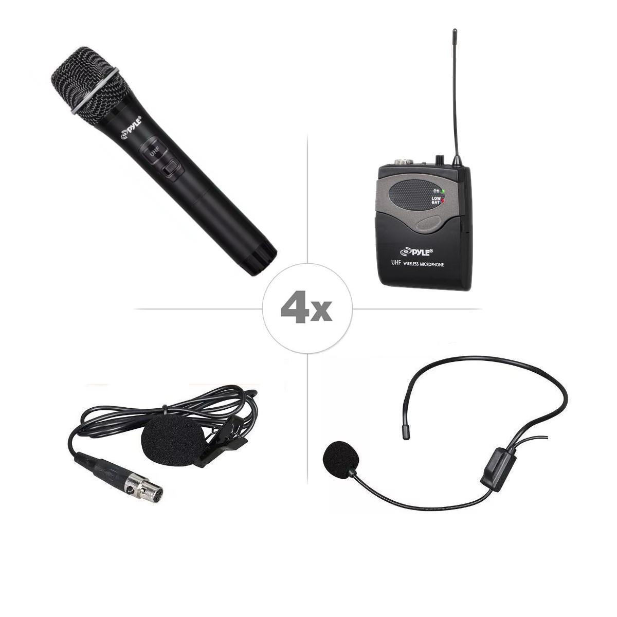 SISTEMA DE MICRÓFONOS INALÁMBRICOS 8 CANALES PYLE PDWM8350 - 3