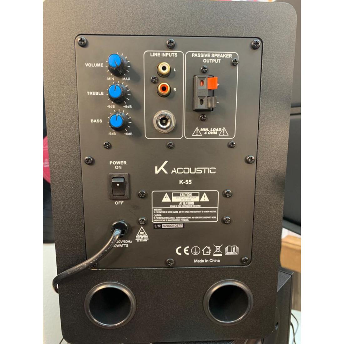 MONITOR ESTUDIO K-ACOUSTIC ACTIVO K-55 (PAR) - 2