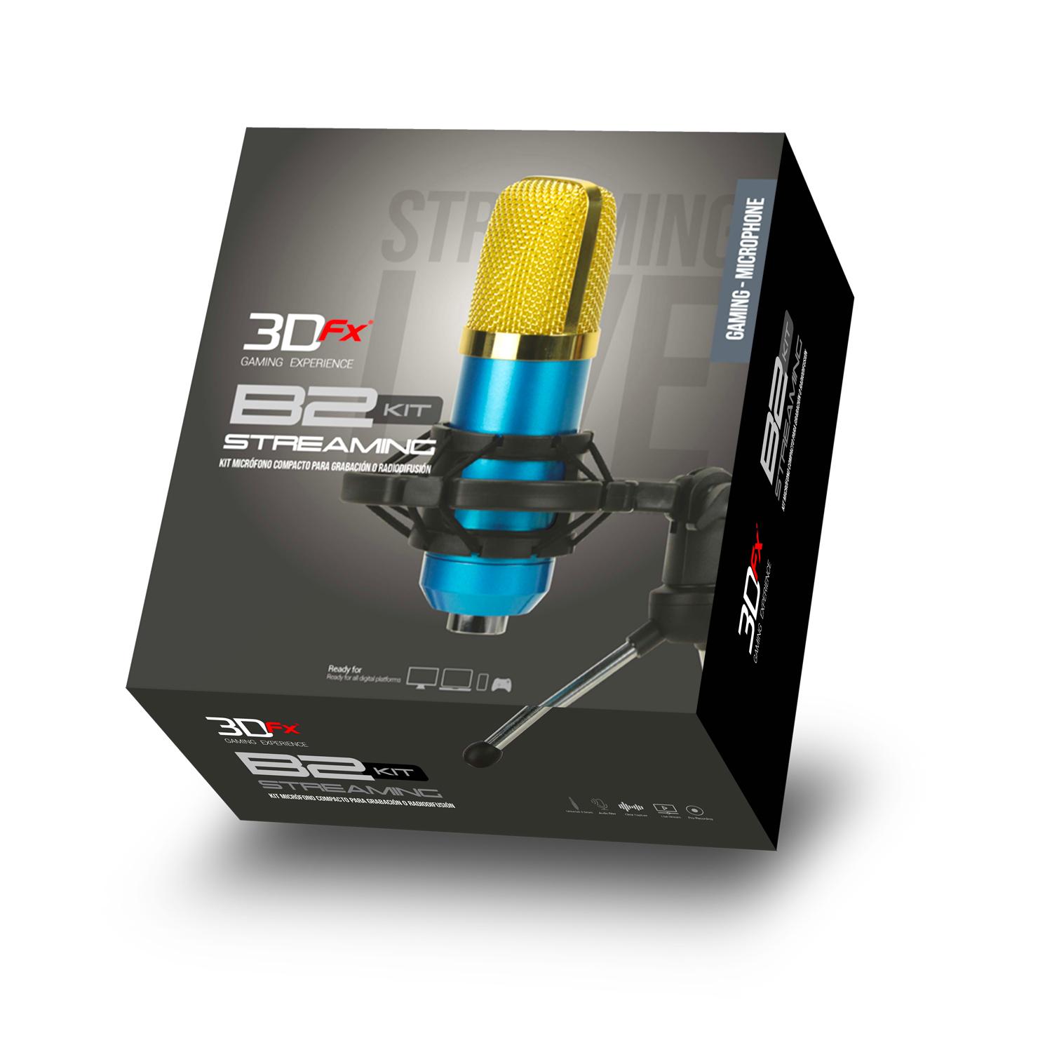 KIT DE MICROFONO PARA TRANSMISION 3DFX B2 BLUE - 4