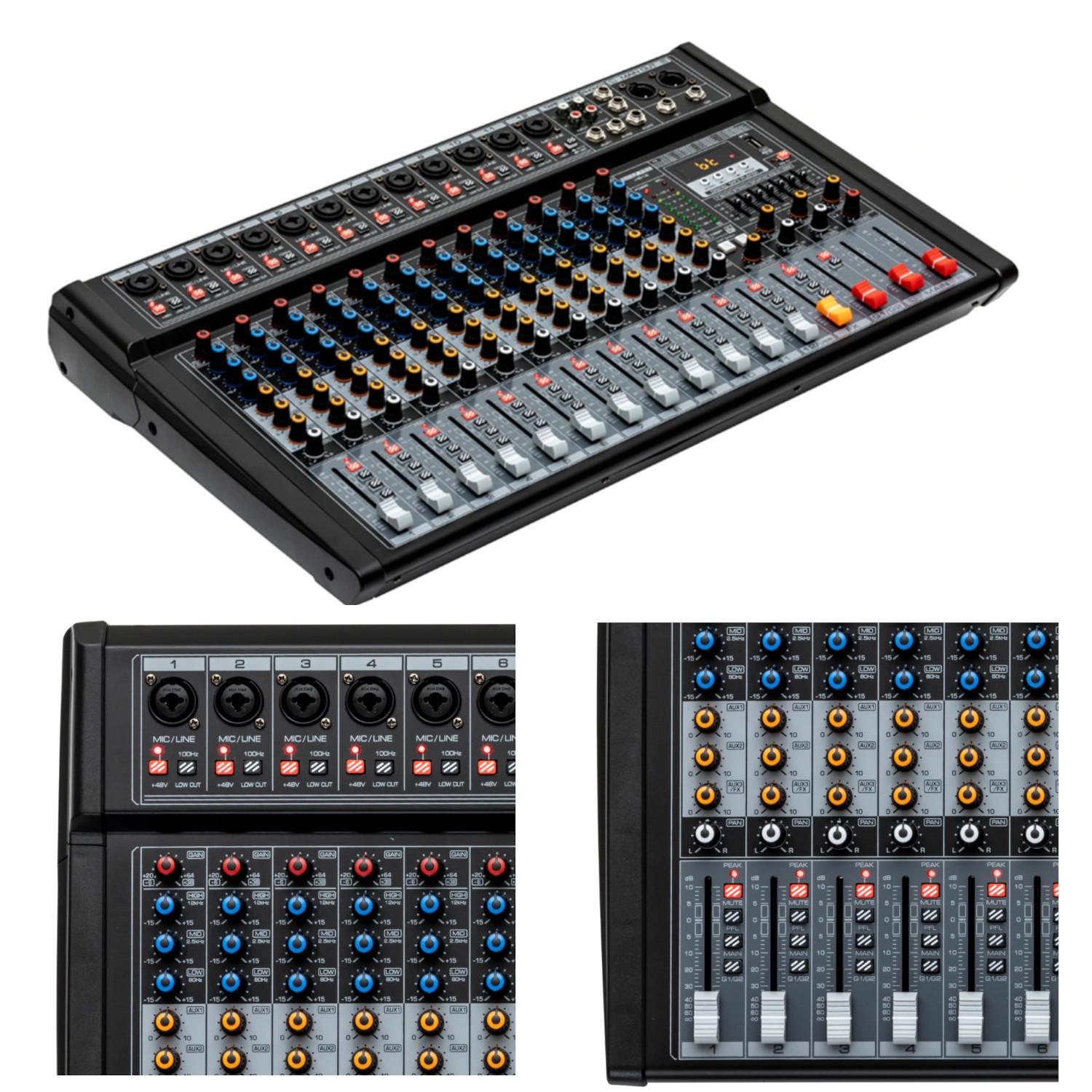 MIXER ANALOGO 12 CANALES ONAX PRO HS12 - 3