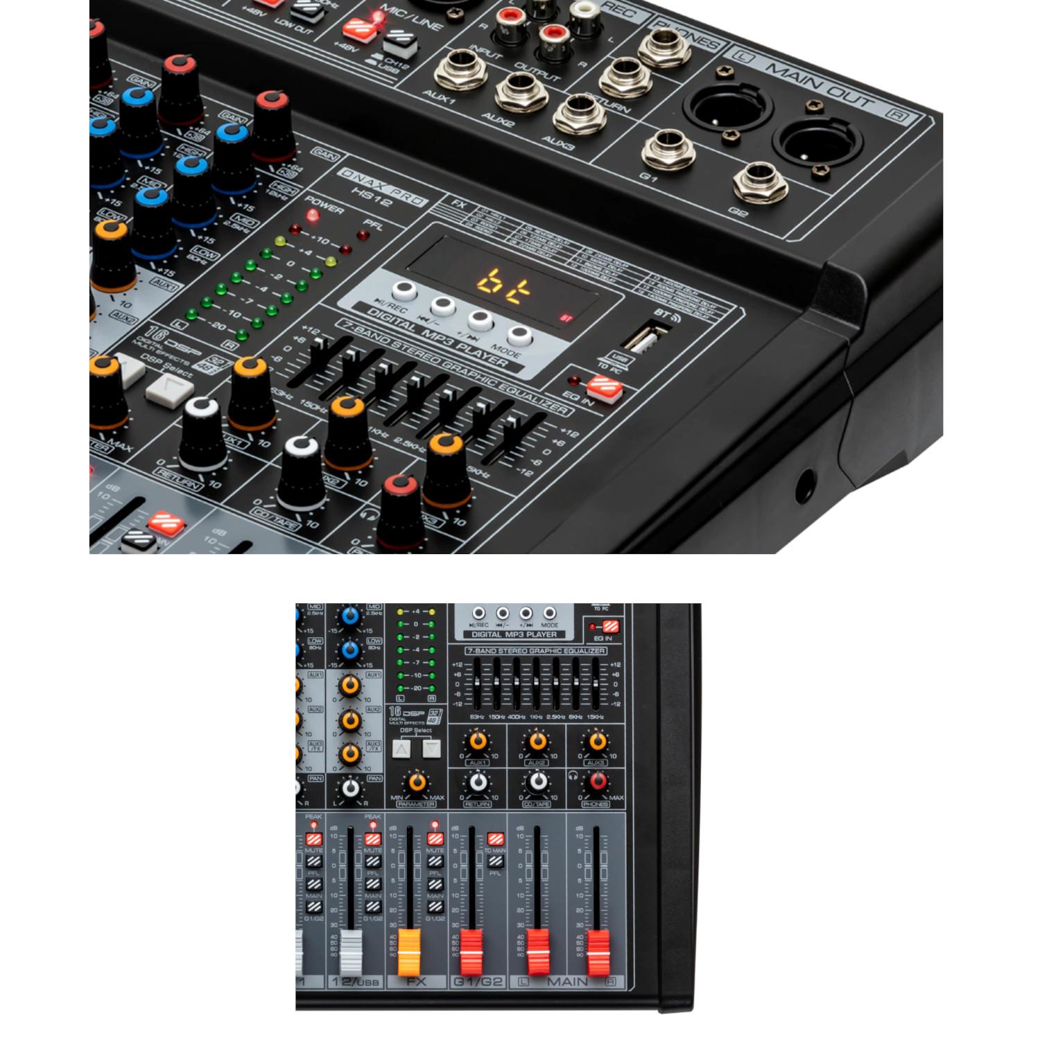 MIXER ANALOGO 12 CANALES ONAX PRO HS12 - 4
