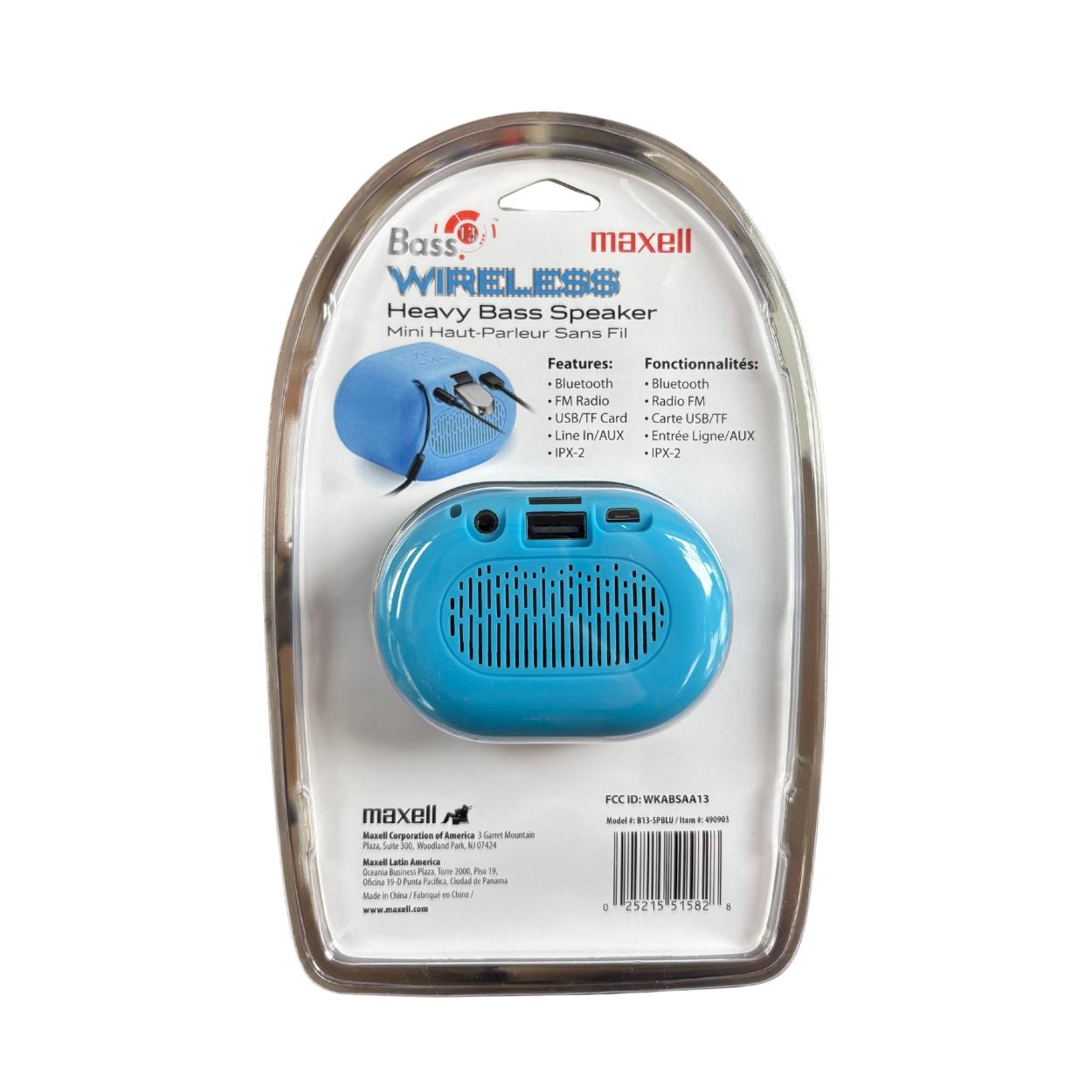 MINI PARLANTE BLUETOOTH MAXELL BASS 13 - 3