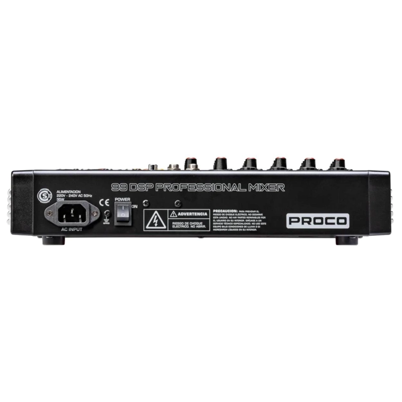 MIXER ANALOGO 8 CANALES PROCO ST8 - 3