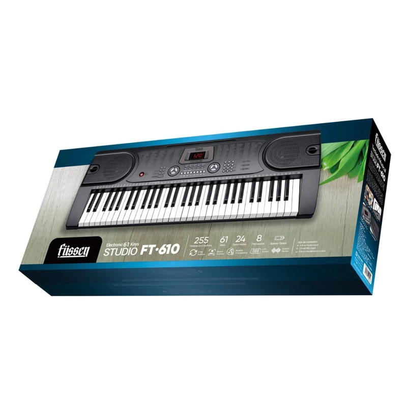 TECLADO MUSICAL 61 TECLAS FUSSEN STUDIO FT-610 - 2