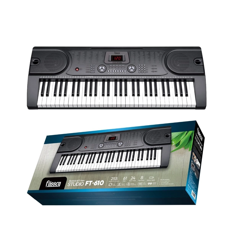 TECLADO MUSICAL 61 TECLAS FUSSEN STUDIO FT-610 - 3