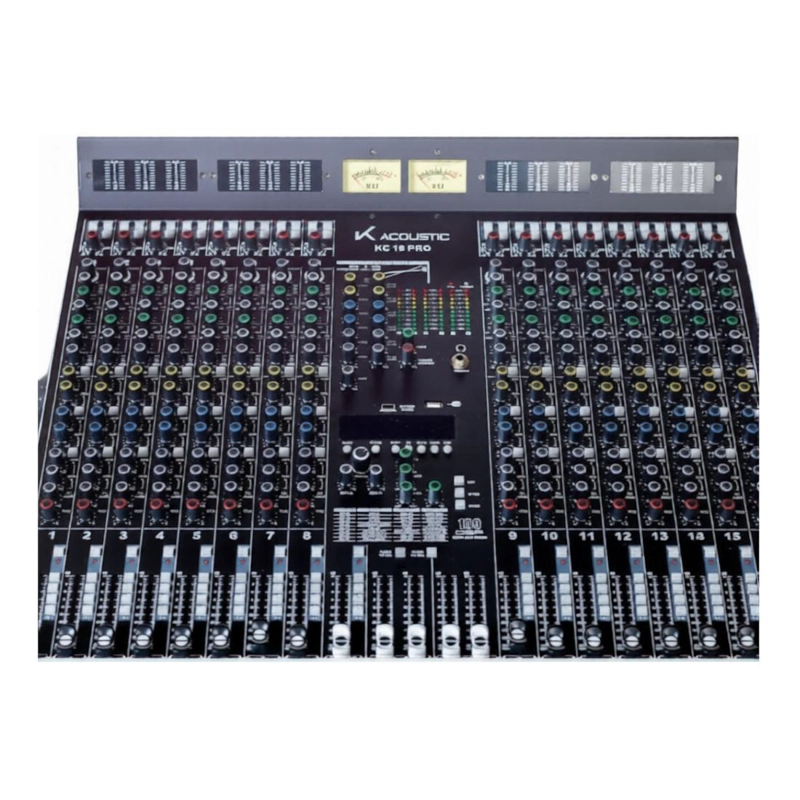 MIXER ANALOGO CON INTERFAZ K-ACOUSTIC KC 16 PRO - 2