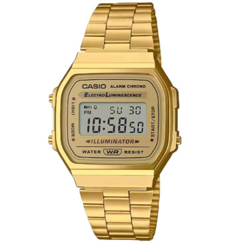 RELOJ CASIO VINTAGE A-168WG-9 UNISEX - DIGITAL - 1