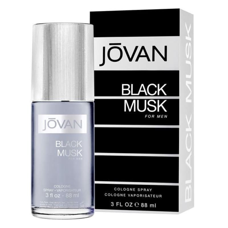 COLONIA JOVAN MUSK BLACK MUSK COLOGNE HOMBRE EDC 88 ML - 1