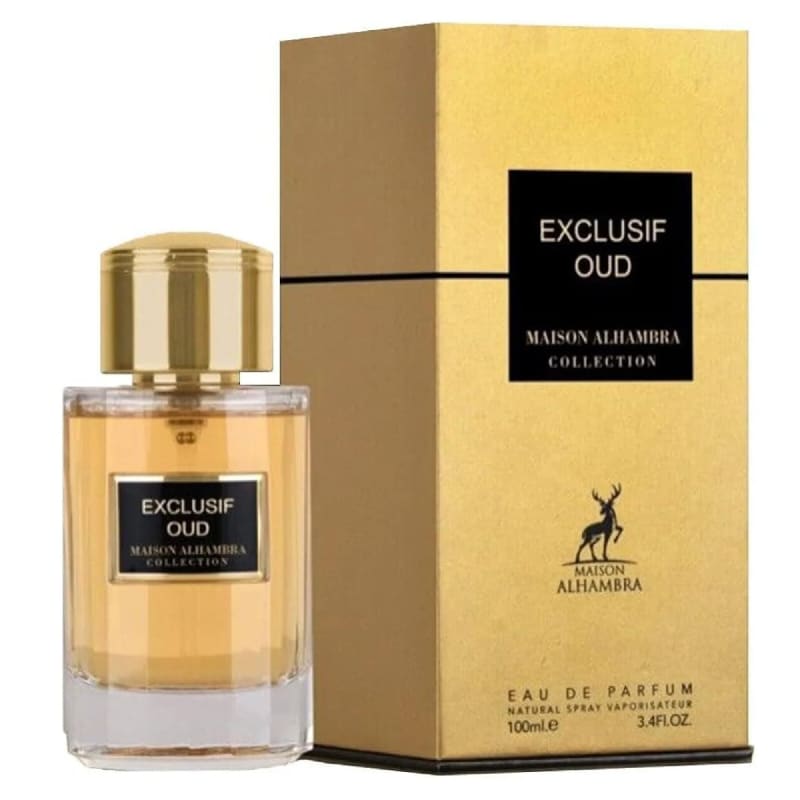 PERFUME MAISON ALHAMBRA EXCLUSIF OUD UNISEX EDP 100 ML - 2