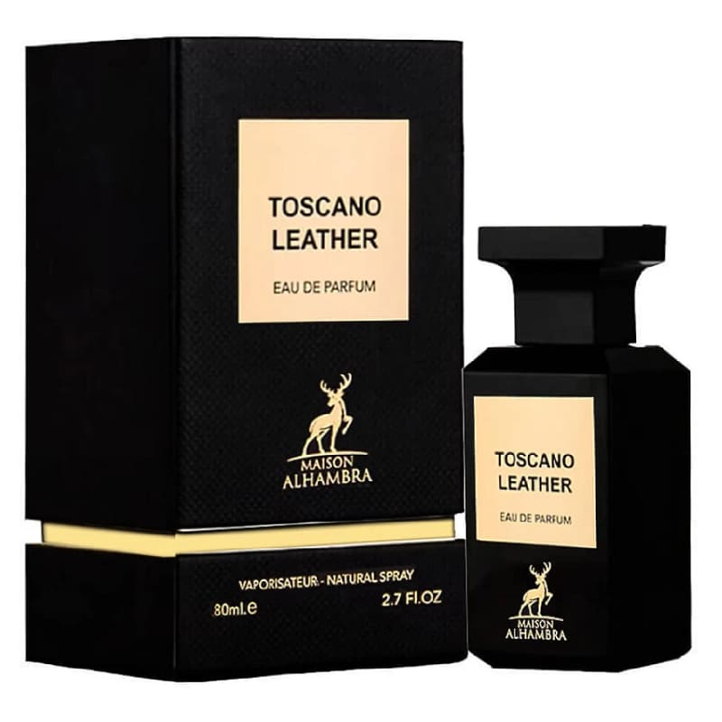 PERFUME MAISON ALHAMBRA TOSCANO LEATHER UNISEX EDP 80 ML - 2