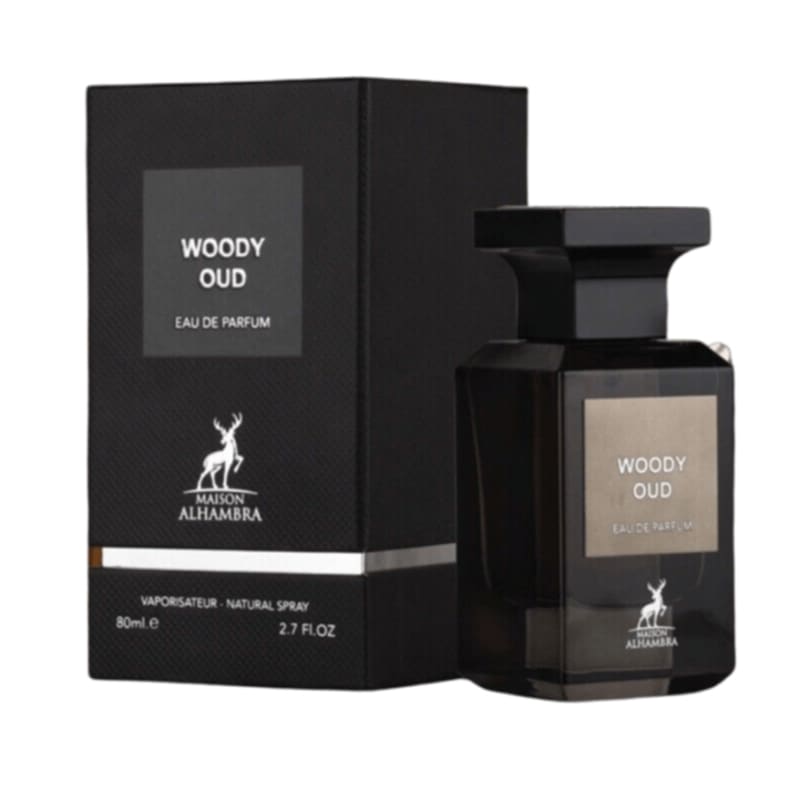 PERFUME MAISON ALHAMBRA WOODY OUD UNISEX EDP 80 ML - 2