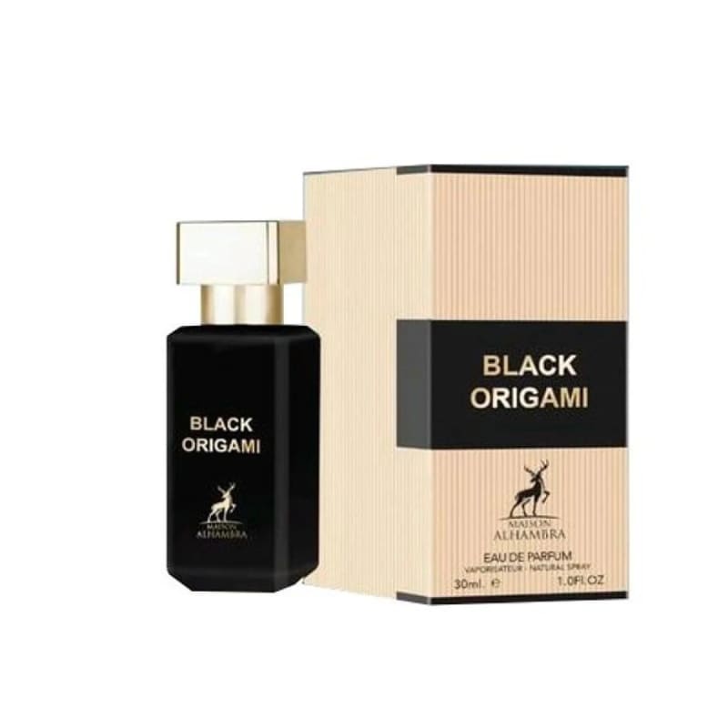 PERFUME MAISON ALHAMBRA BLACK ORIGAMI UNISEX EDP 30 ML - 2