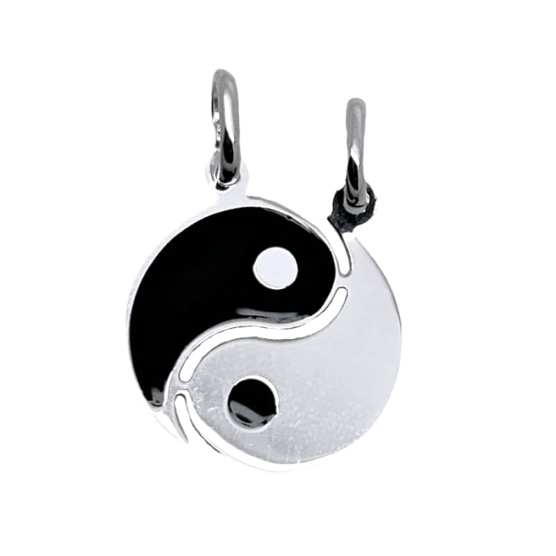 DIJE PLANO YIN YAN PLATA ITALIANA 925 - 1