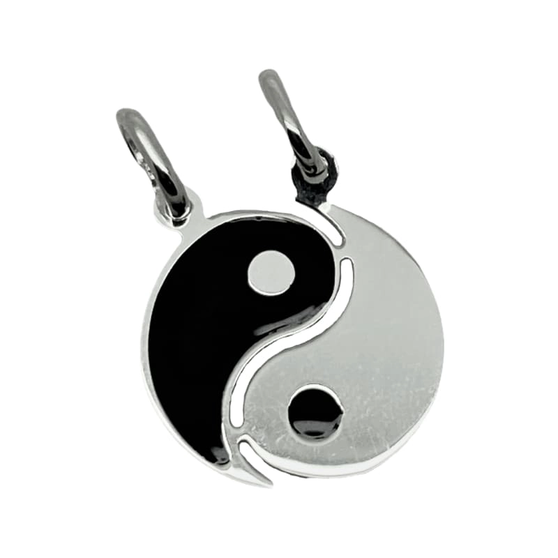 DIJE PLANO YIN YAN PLATA ITALIANA 925 - 2