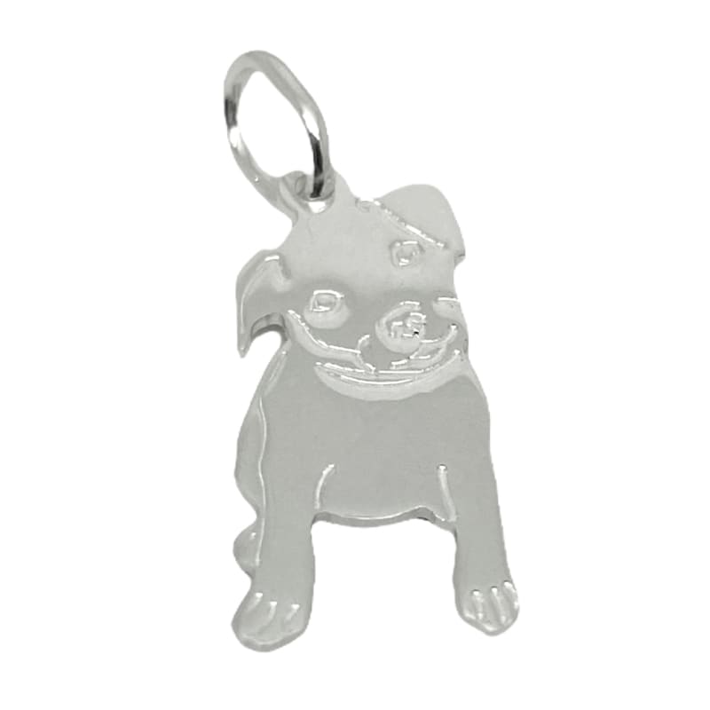 DIJE PLANO PERRO PLATA ITALIANA 925 - 1