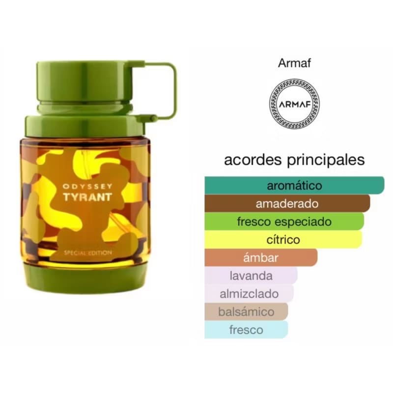 PERFUME ARMAF ODYSSEY TYRANT HOMBRE EDP 100 ML - 1