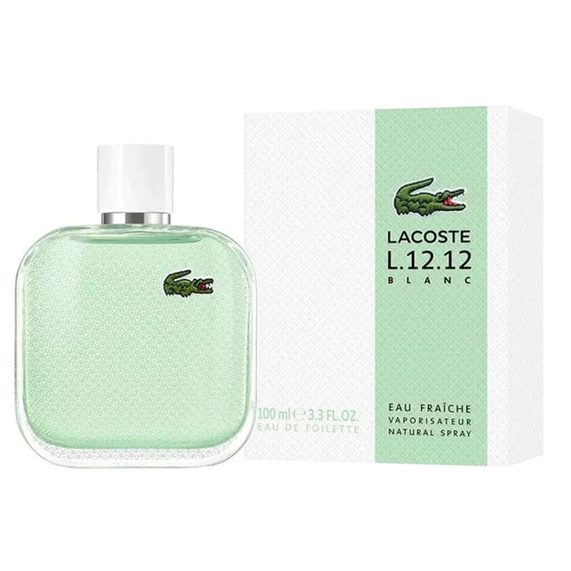 PERFUME LACOSTE L.12.12 BLANC EAU FRAÎCHE HOMBRE EDT 100 ML - 2