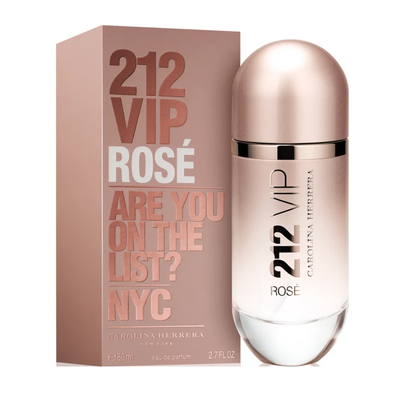 CAROLINA HERRERA 212 VIP ROSE WOMAN EDP 80ML MUJER - CONTENIDO_PERFUME: 80_ML