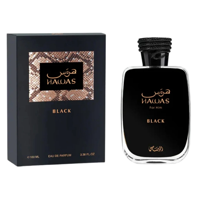RASASI HAWAS BLACK EDP 100ML HOMBRE (INSPIRADO EN HACIVAT DE NISHANE) - 2