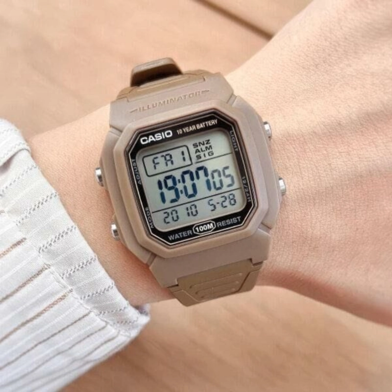 RELOJ CASIO W-800H-5AV HOMBRE - DIGITAL - 3