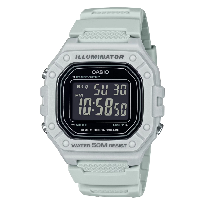 RELOJ CASIO W-218H-8BV UNISEX - DIGITAL - 1