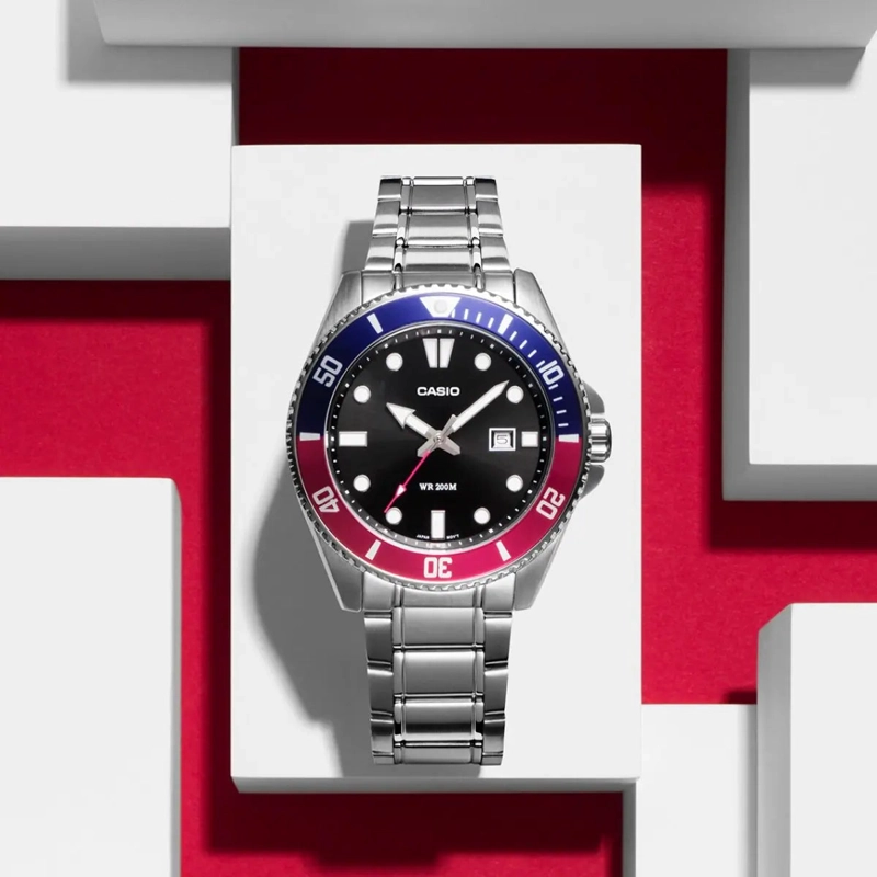 RELOJ CASIO SUBMARINER MDV-107D-1A3V HOMBRE - ANALOGO - 2