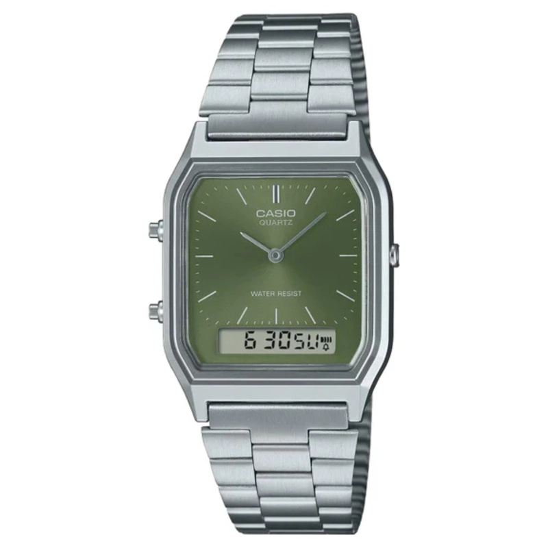 RELOJ CASIO AQ-230A-3A UNISEX - ANALOGO DIGITAL - 1