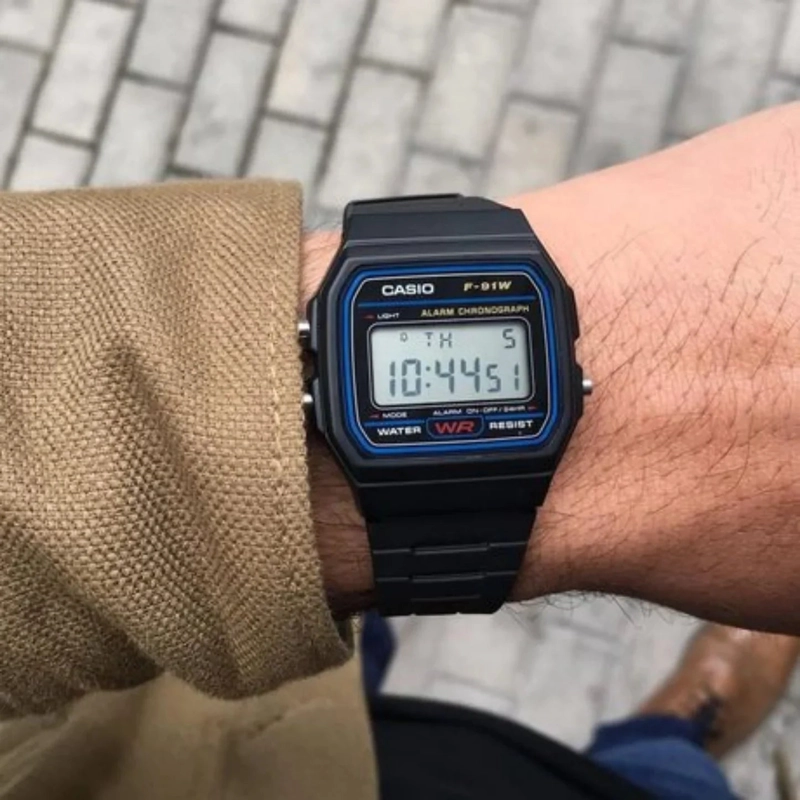 RELOJ CASIO VINTAGE F-91W-1D UNISEX - DIGITAL - 2