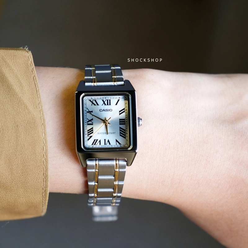 RELOJ CASIO TANK LTP-V007SG-9B MUJER - ANALOGO - 2
