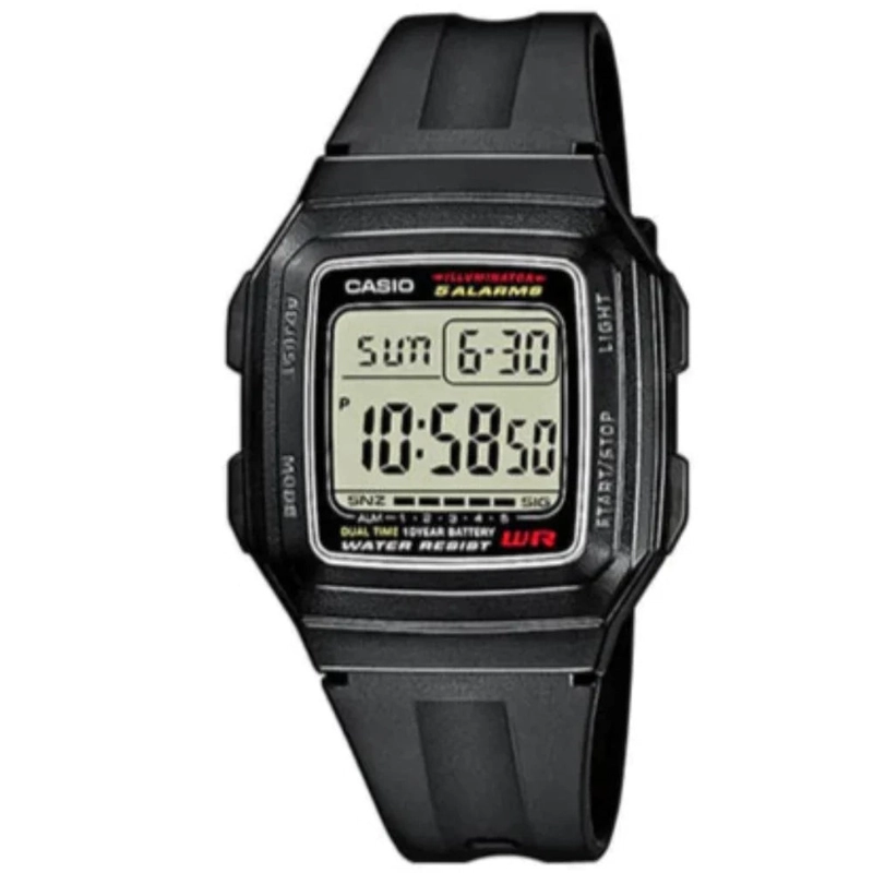 RELOJ CASIO F-201WA-1A UNISEX - DIGITAL - 1