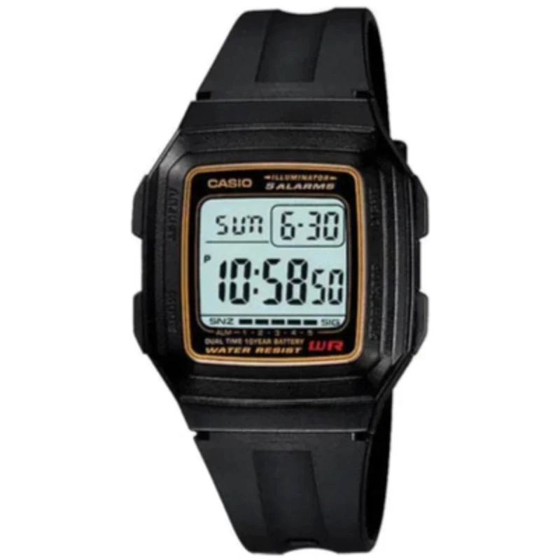 RELOJ CASIO F-201WA-9A UNISEX  - DIGITAL - 1