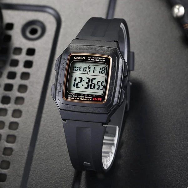 RELOJ CASIO F-201WA-9A UNISEX  - DIGITAL - 3