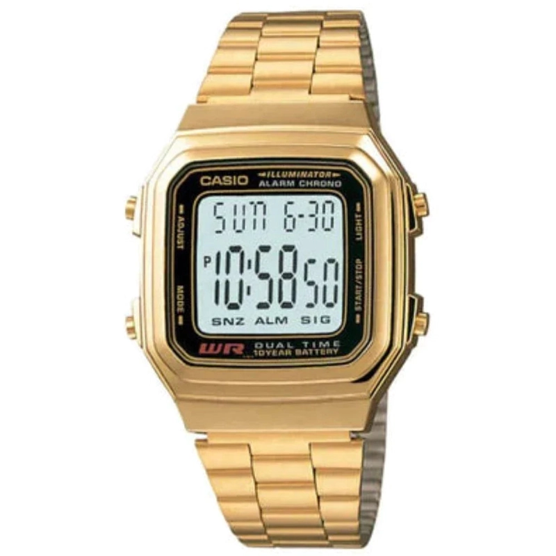 RELOJ CASIO VINTAGE A-178WGA-1 UNISEX - DIGITAL - 1