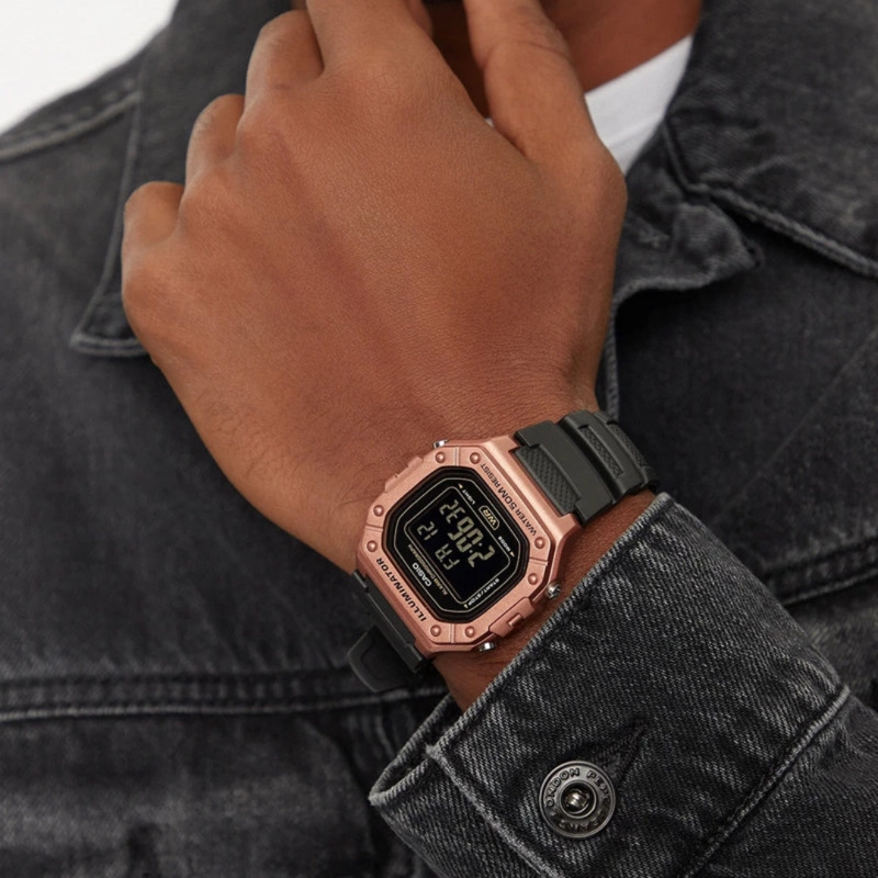 RELOJ CASIO W-218HM-5BV UNISEX - DIGITAL - 2