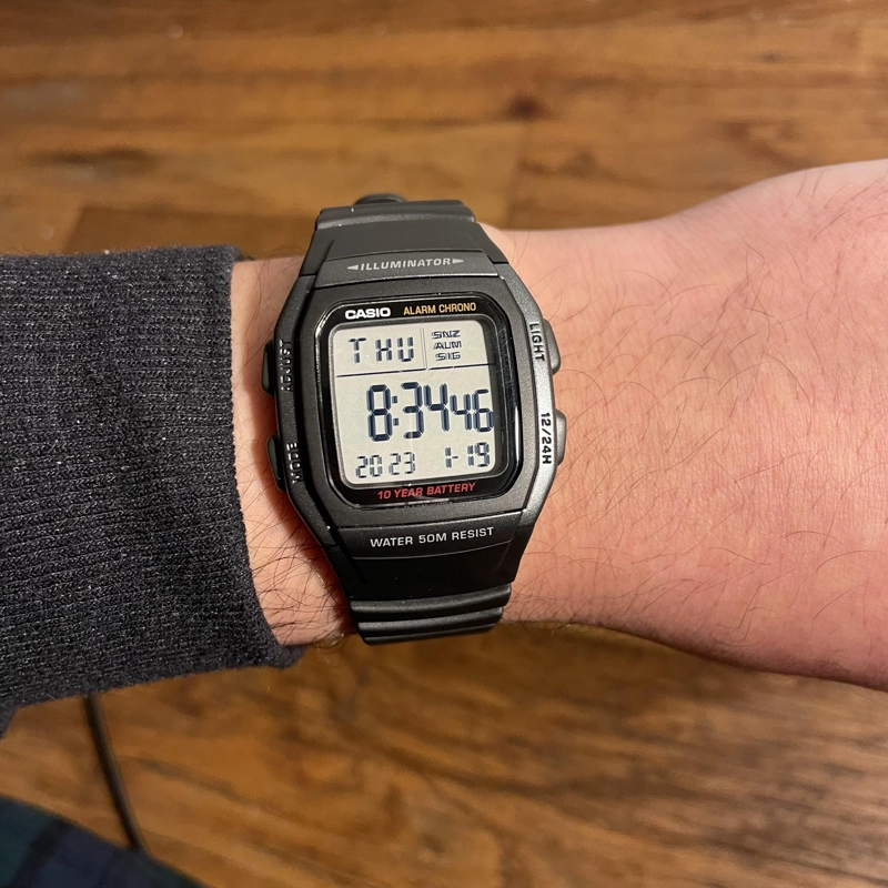 RELOJ CASIO W-96H-1BV HOMBRE - DIGITAL - 2