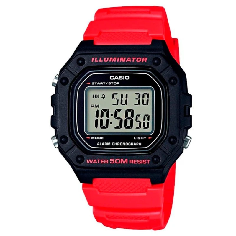RELOJ CASIO W-218H-4BV HOMBRE - DIGITAL - 1